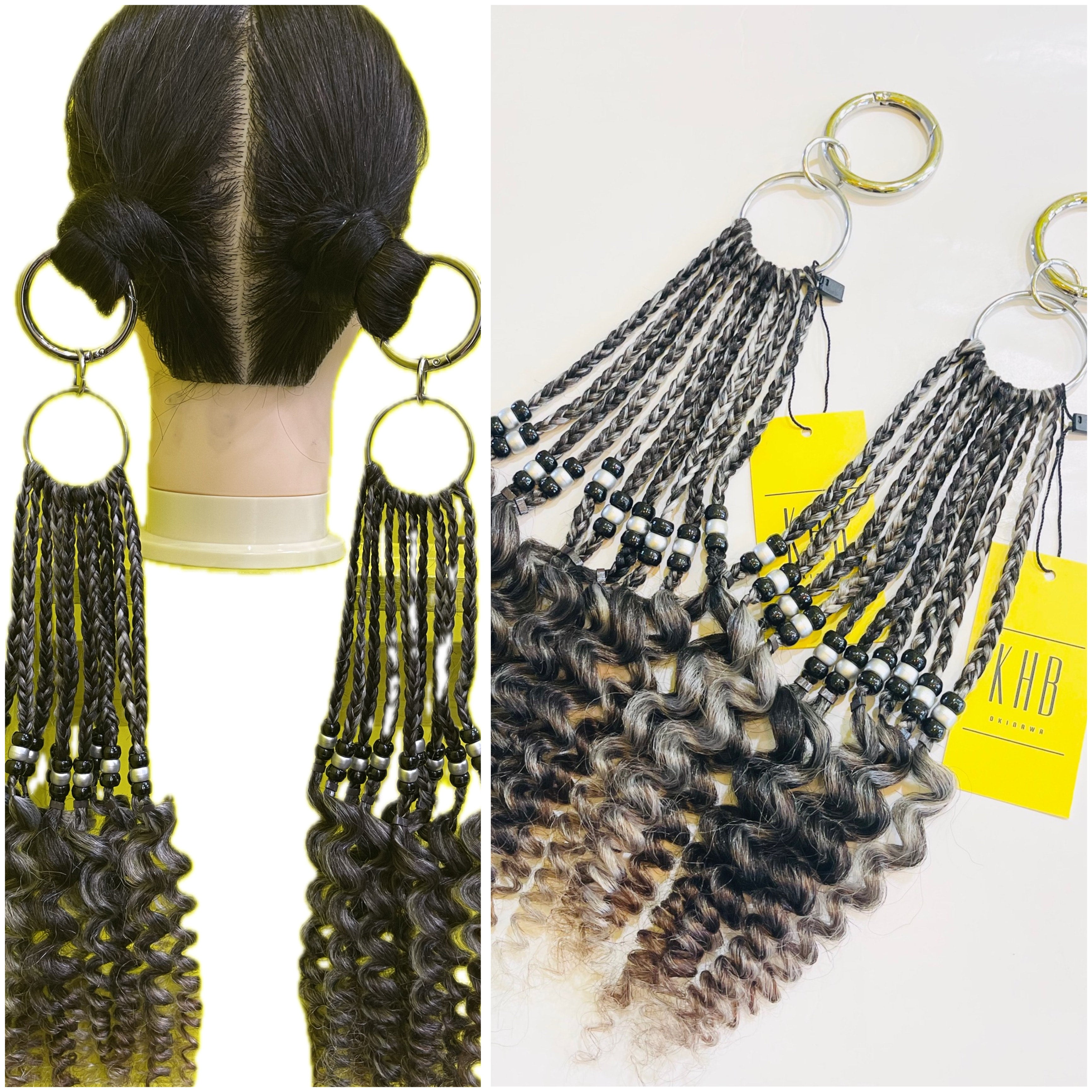 PR#13 ポニーテールリング リング付きエクステ 耐熱性 エクステ | KHB